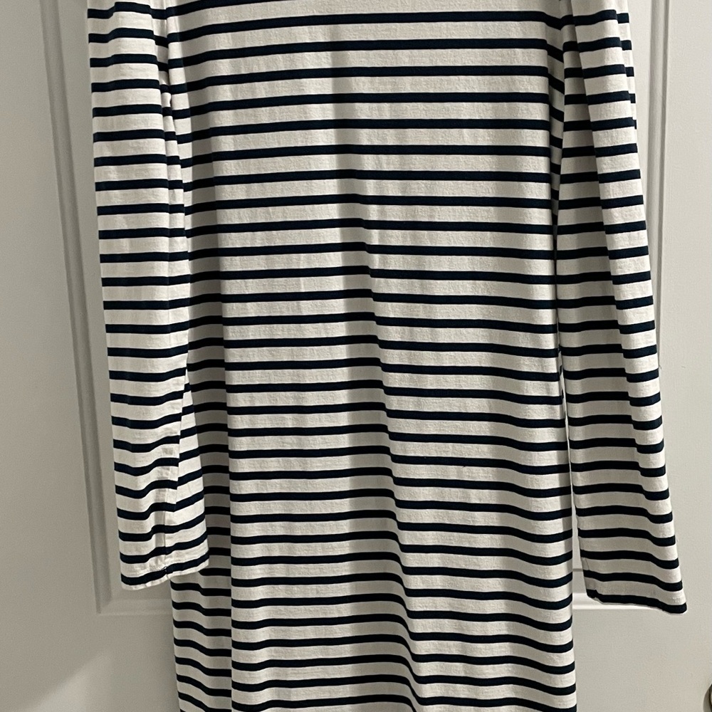 Universal Thread Black and White Striped Maxi Dress